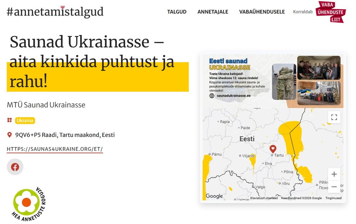 MTÜ Saunad Ukrainasse